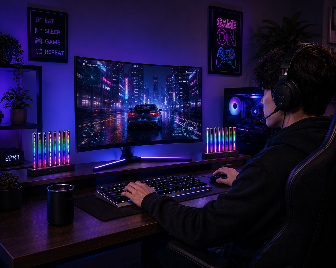 SoundGlow 32｜音楽に反応するRGBスペクトラムライト