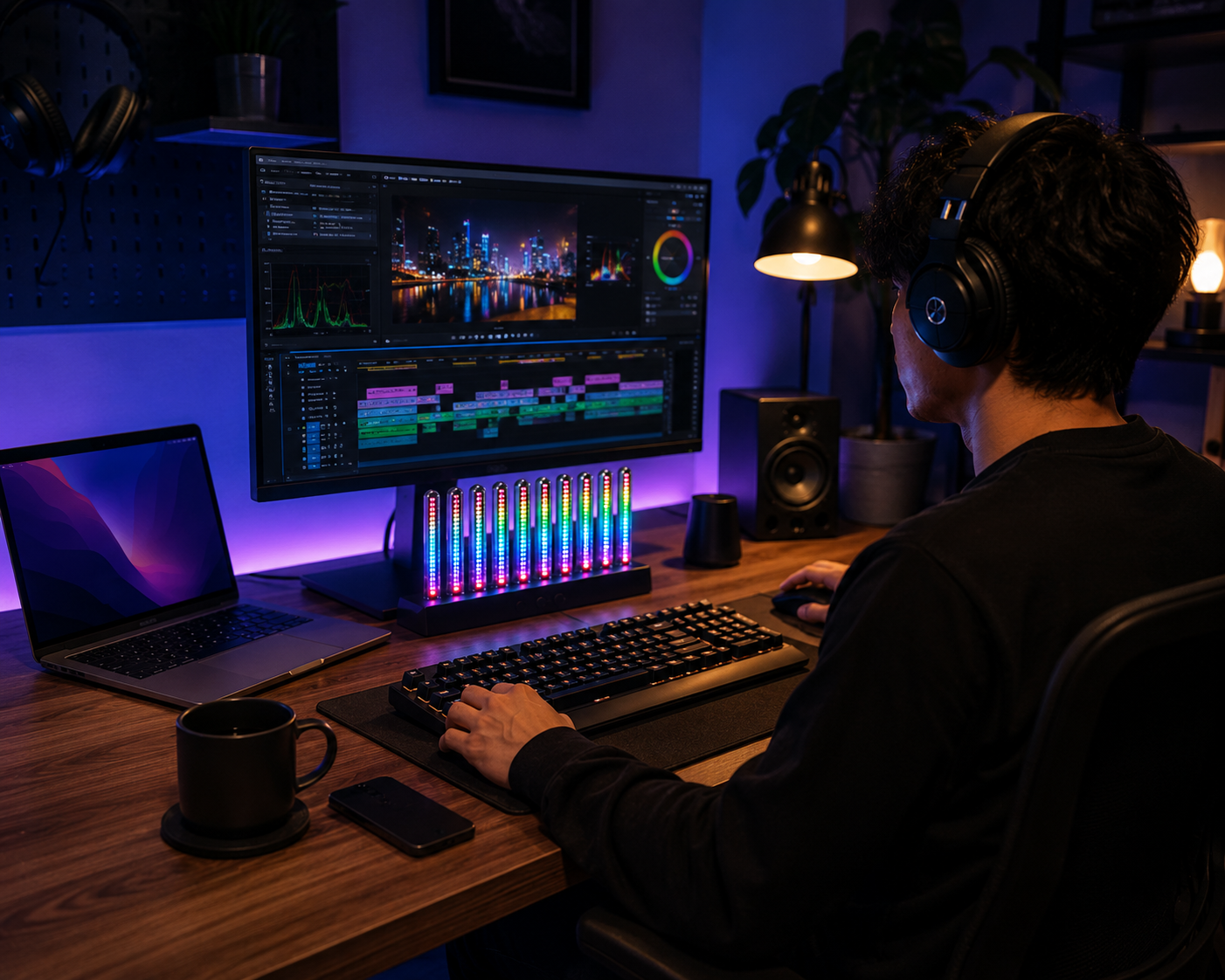 SoundGlow 32｜音楽に反応するRGBスペクトラムライト