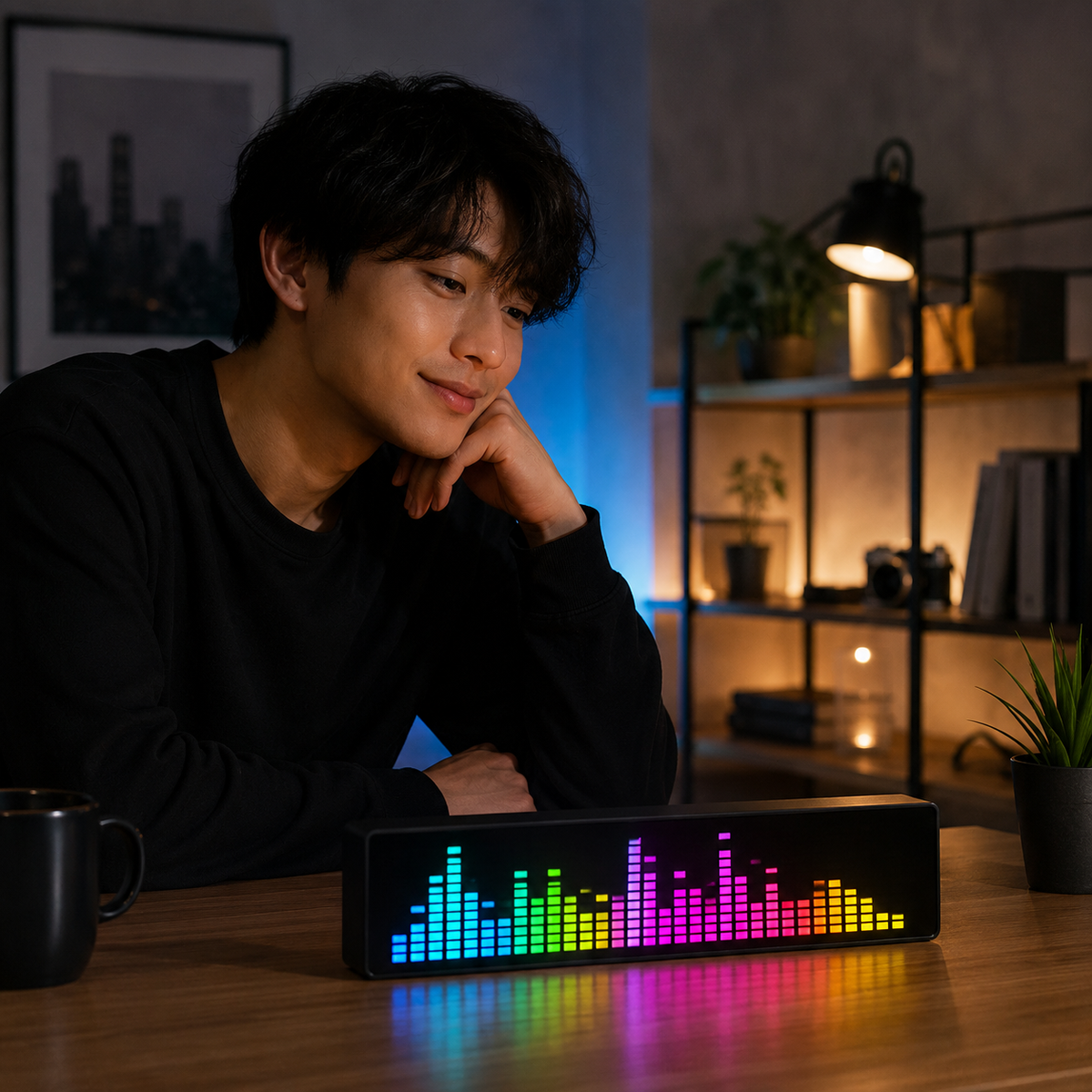 サウンドリアクティブ LEDムードライト