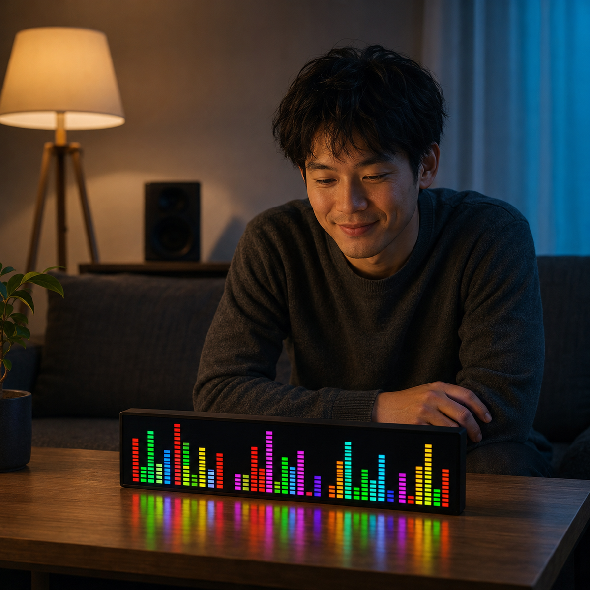 サウンドリアクティブ LEDムードライト