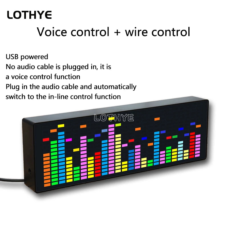 音に反応するLEDムードライト